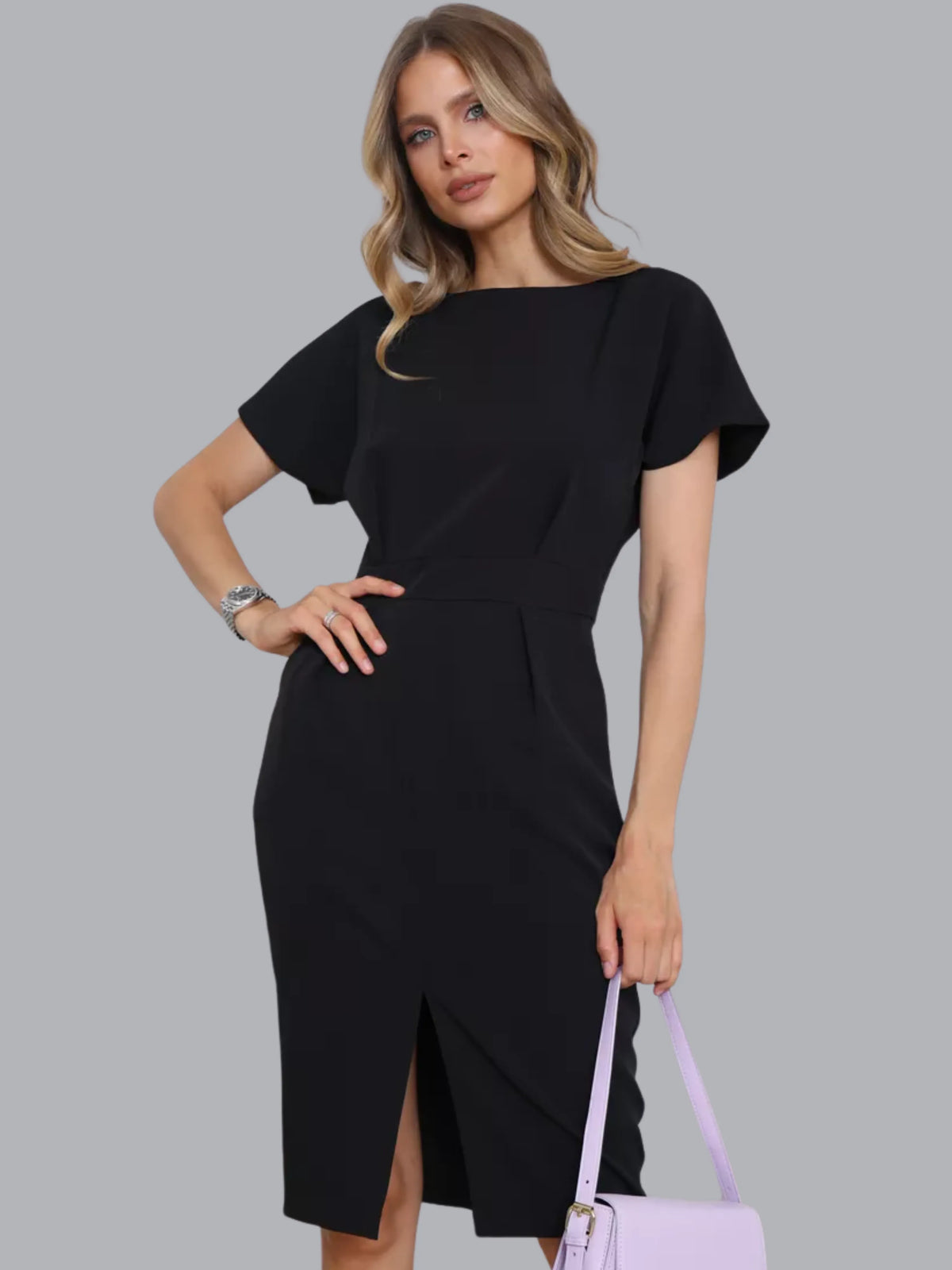 Vestido midi feminino